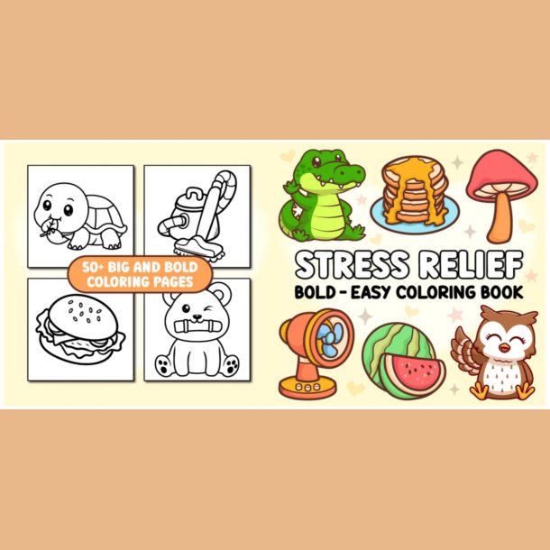Bold and easy - Stress relief Malebog